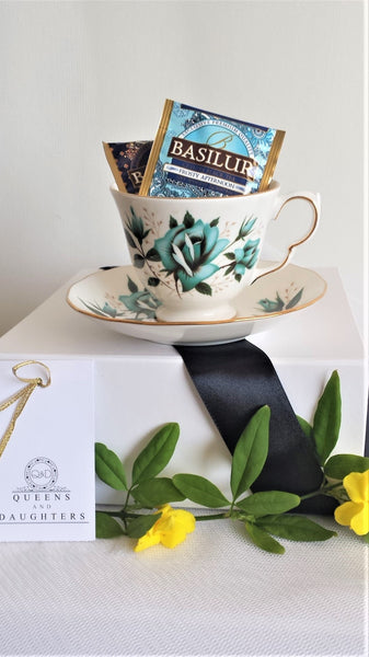 Royal Vale Cup & Saucer with Sample Tea