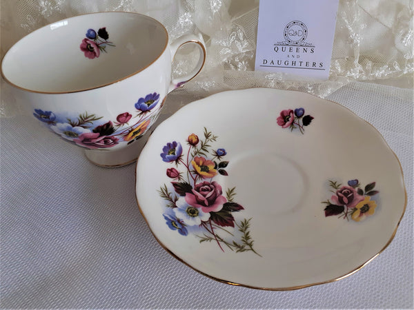 Royal Vale Cup & Saucer with Sample Tea