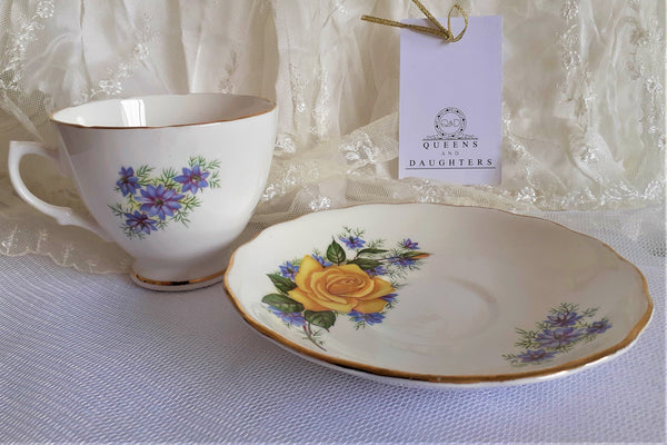Royal Vale Cup & Saucer with Sample Tea