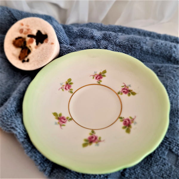 Royal Stafford Dish with Rose & Anise Artisan Soap