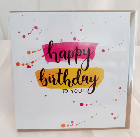 Happy Birthday To You!