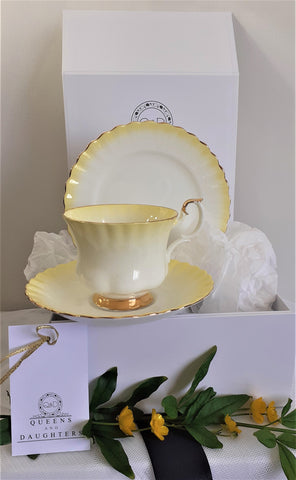 Royal Albert 'Rainbow' Trio with Tea Samples