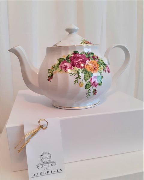 Rose Garden Tea Pot